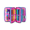 Picture of SEVEN 3 ZIPPER QUICK GRAFFITI FILLED PENCIL CASE